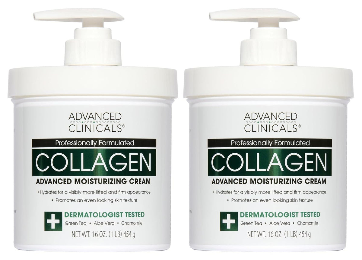 Collagen Body Lotion & Face Moisturizer with Vitamin E – 2-Piece Set