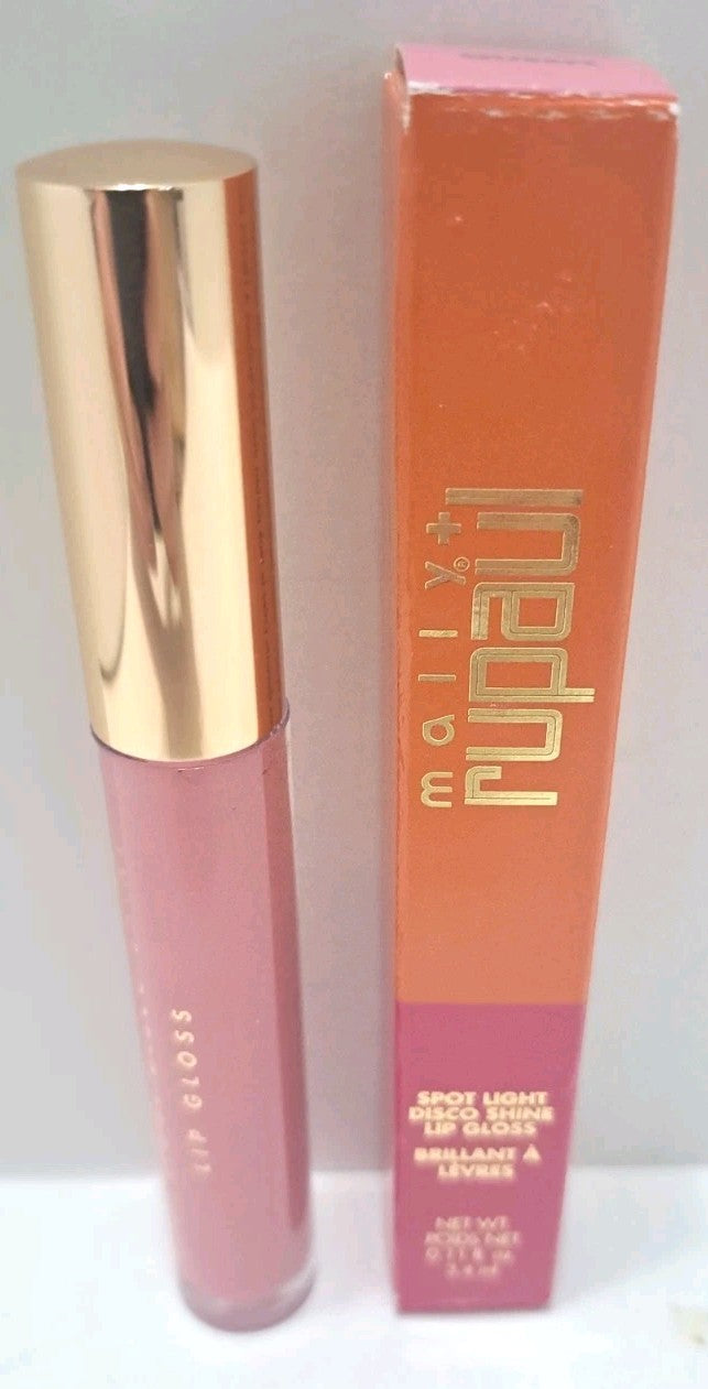 Disco Shine Lip Gloss QUEEN Pink - Sparkling Lip Makeup, 0.11 fl oz