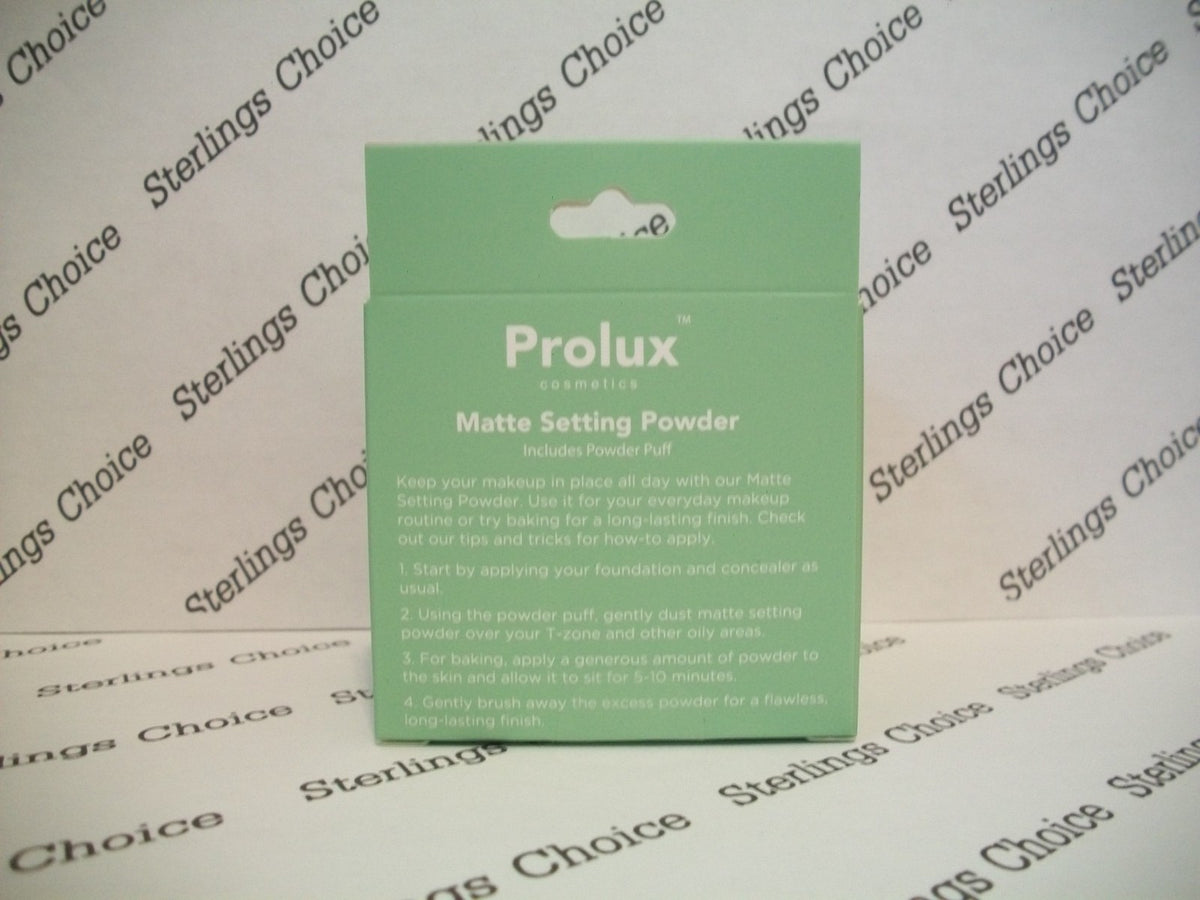 Prolux Matte Setting Powder Buff - Oil Control, Long-Lasting Finish