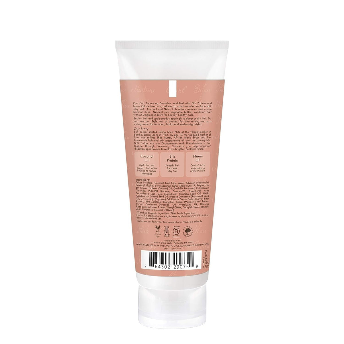 Curl Enhancing Styling Cream for Curly Hair with Coconut & Hibiscus