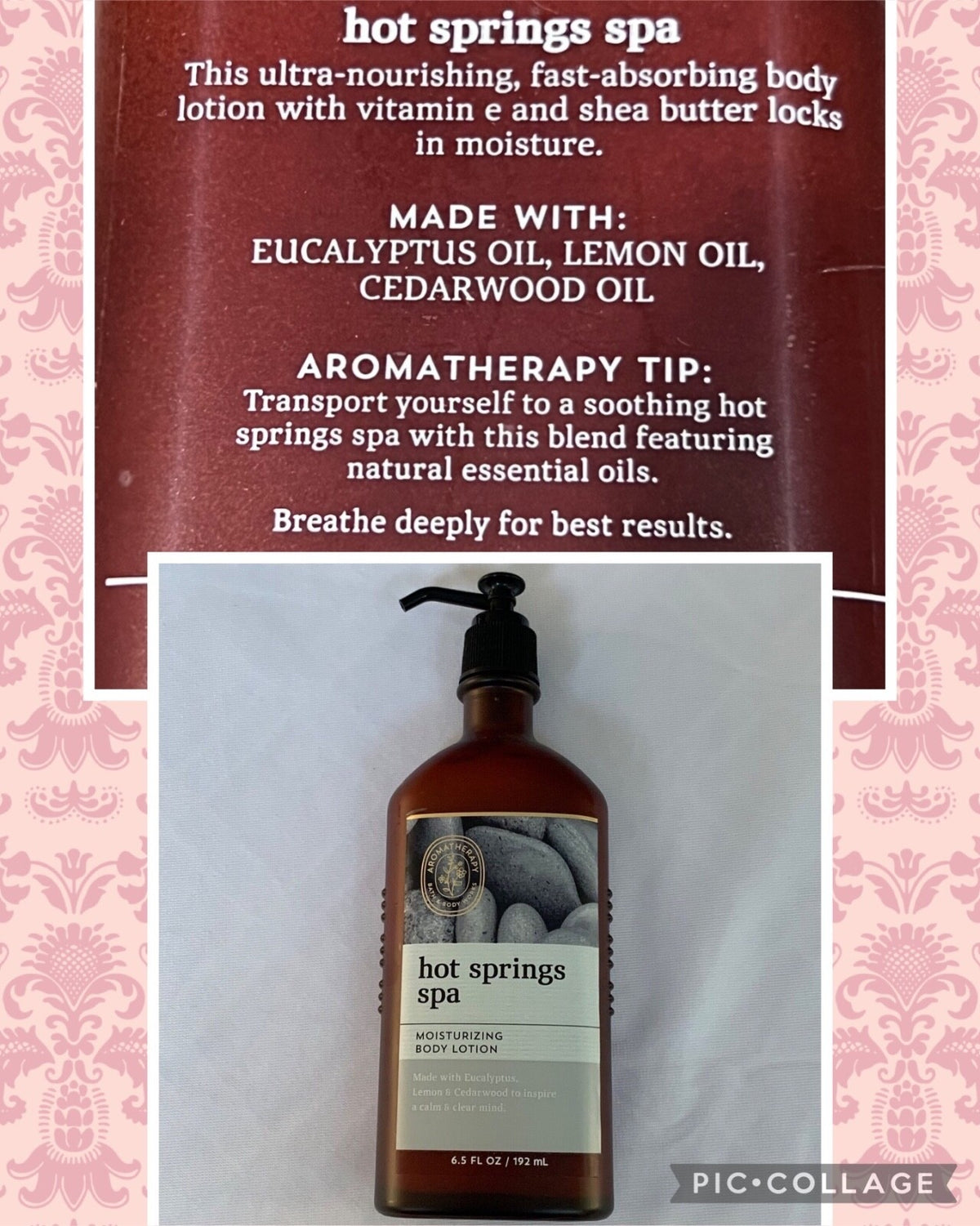 Aromatherapy Body Lotion 6.5 oz - Multiple Scents