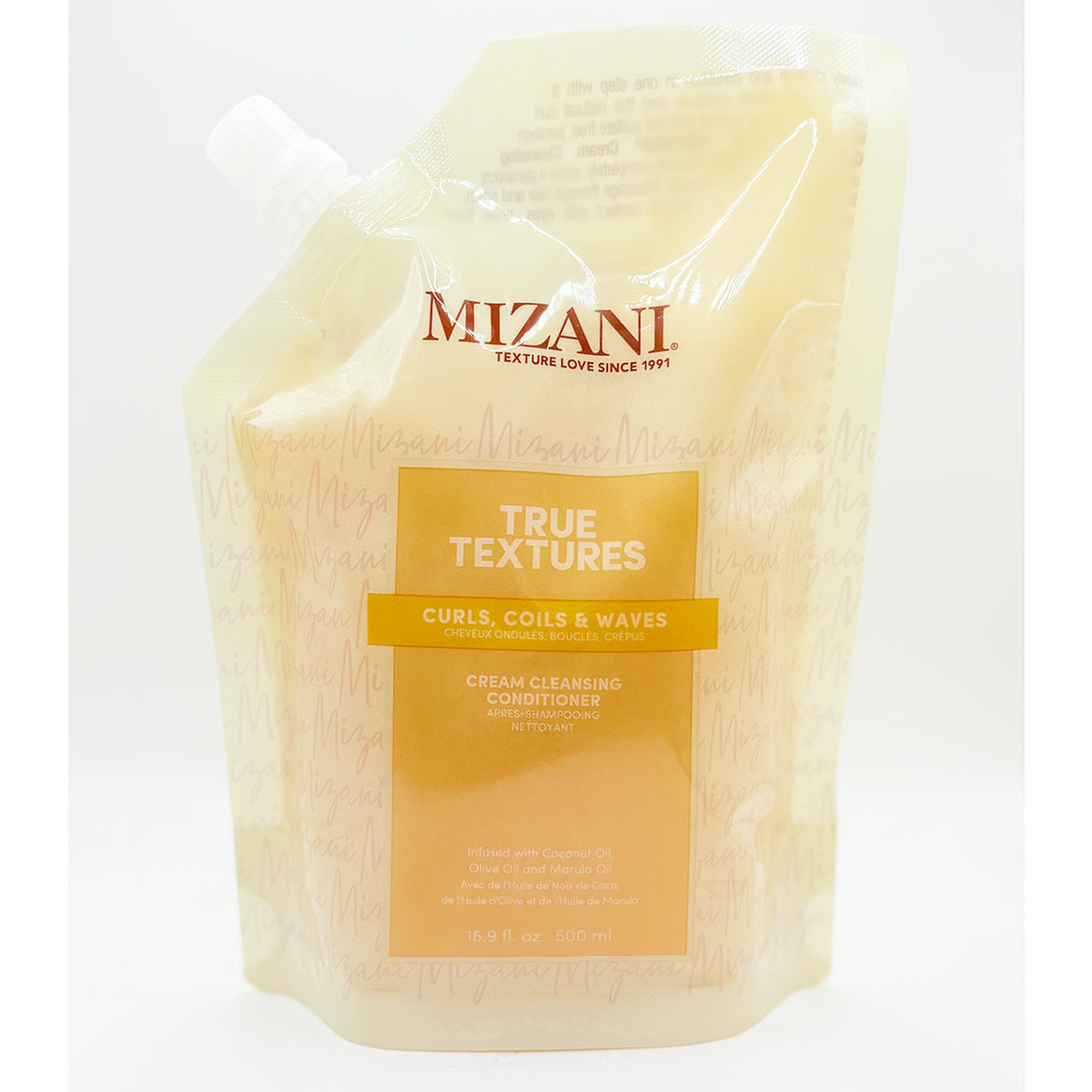 Cream Cleansing Conditioner for Curly Hair - Hydrating & Repairing 16.9oz Pouch