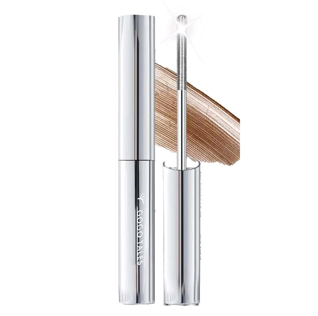 Brown Waterproof Metal Wand Mascara - Tubing Mascara, Washable Natural Look