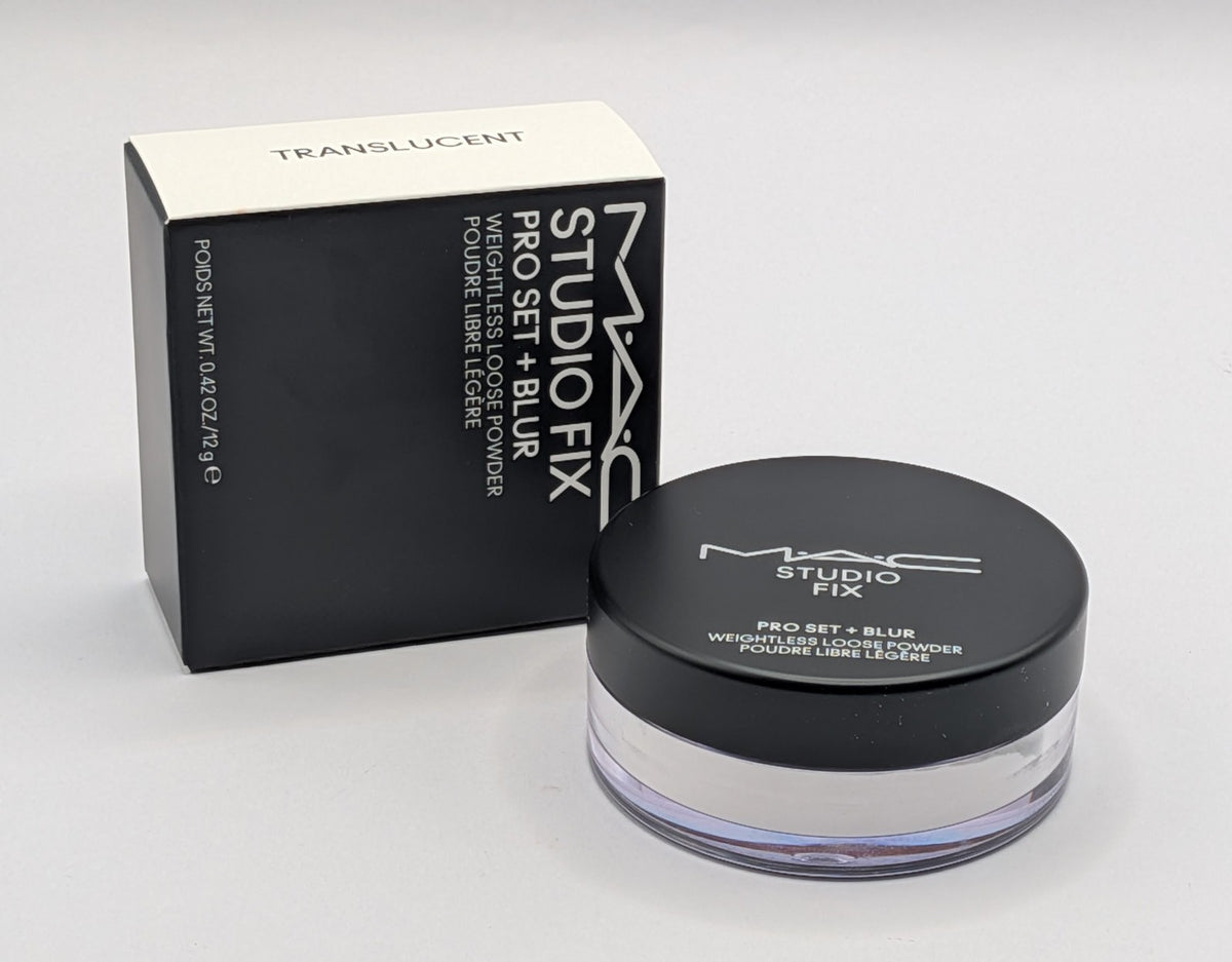 MAC Translucent Loose Face Powder Set - Studio Fix & Blur Weightless 0.22oz