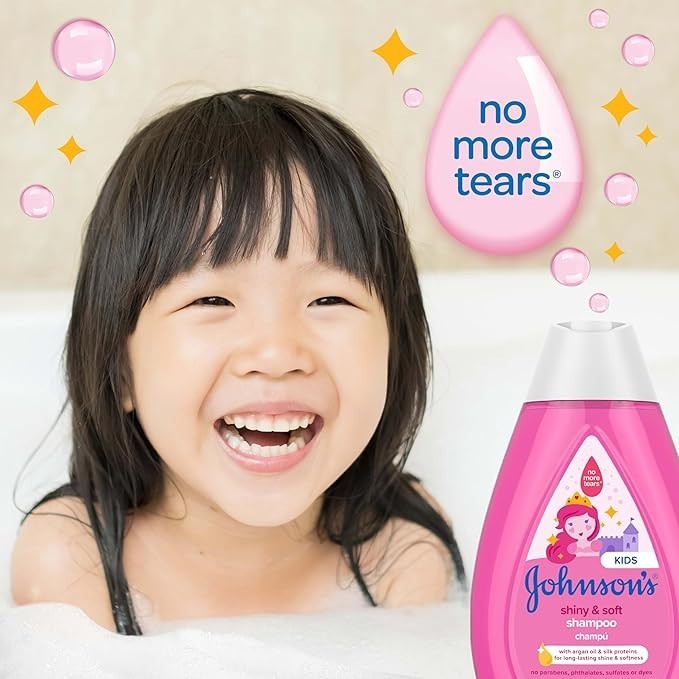 Johnson's Baby Shiny & Soft Tear-Free Kids' Shampoo with Argan Oil
