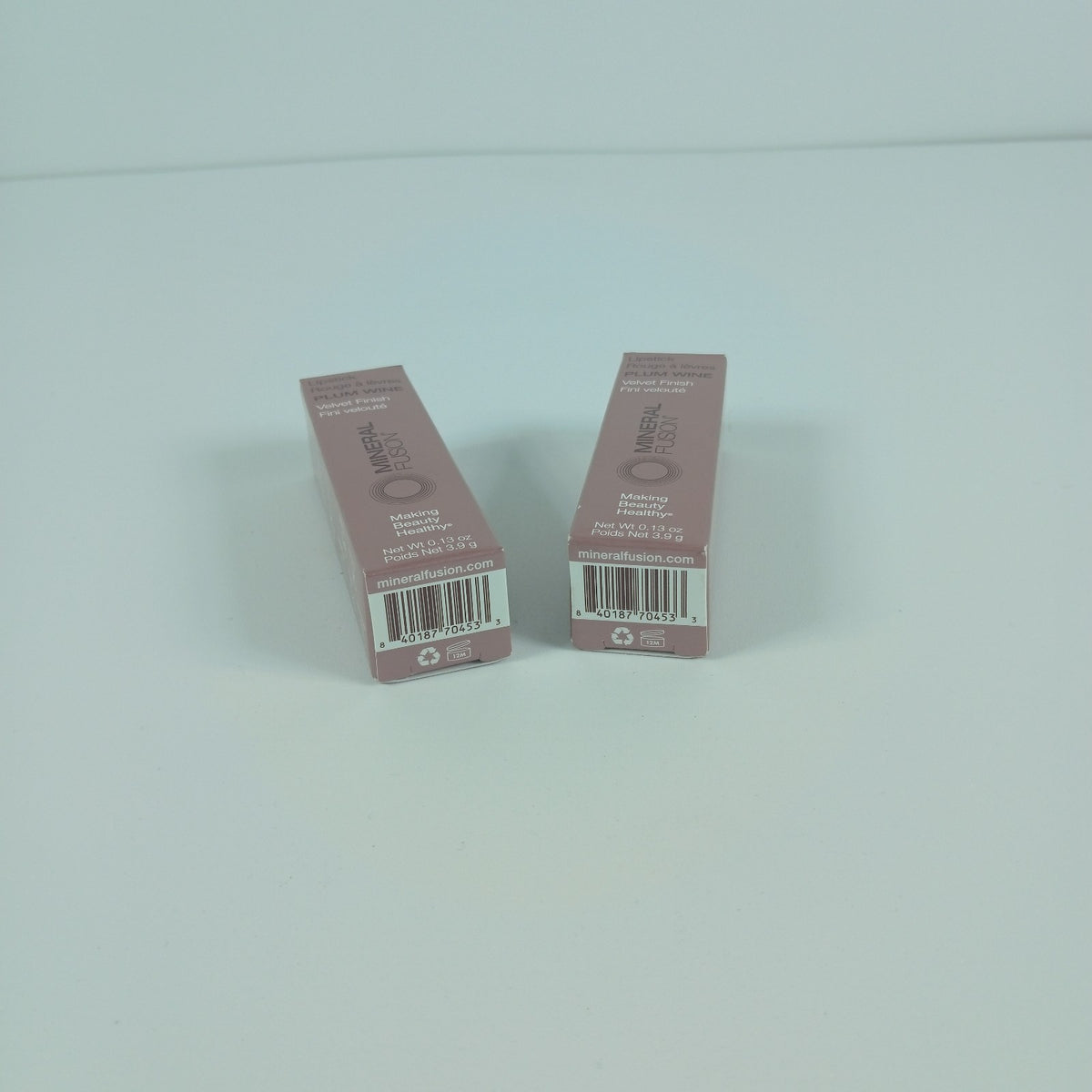 Mineral Fusion Lipstick Plum Wine Set - 2 Lipsticks 0.13 fl oz Each
