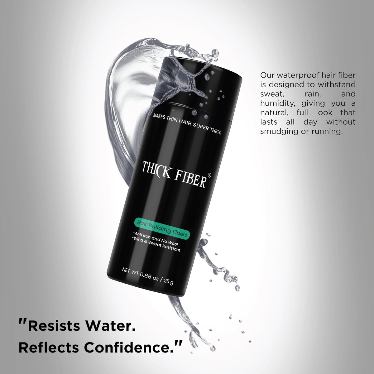 Hair Building Fibers for Thinning Hair - Dark Brown, 25g