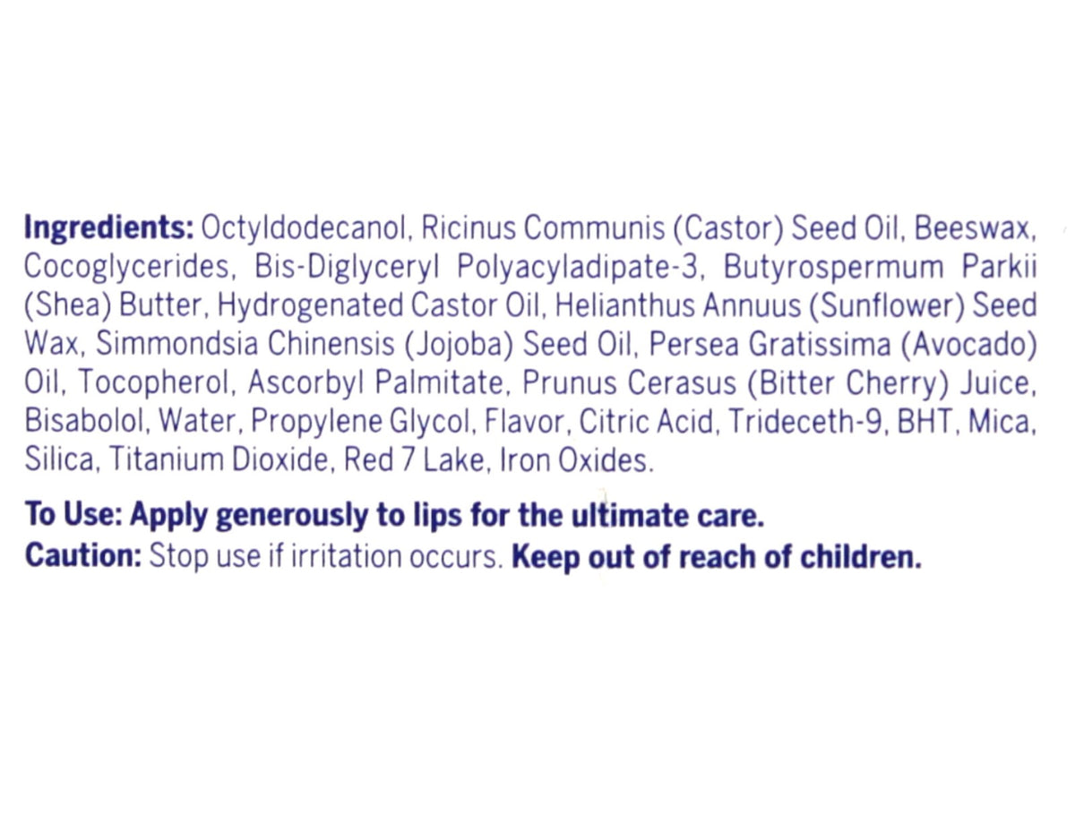 Cherry Tinted Lip Balm Set - Nourishing All-Day Moisturizing Lip Care