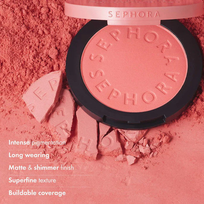 Colorful Blush Palette with 7 Shades - Vegan & Buildable Powder Makeup