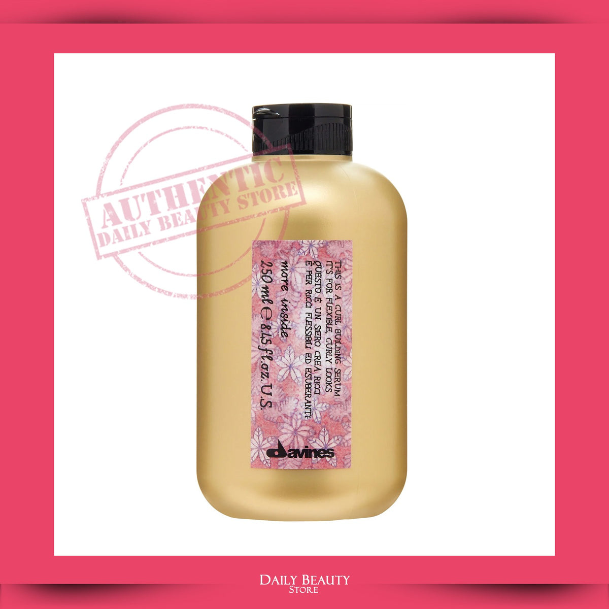 Curl Building Serum for Wavy to Curly Hair - Light Hold & Frizz Control 250ml