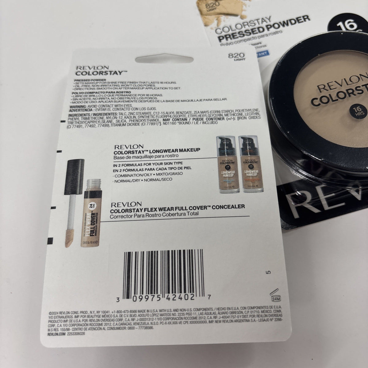 Revlon ColorStay Pressed Powder - 16 Hour, Light Shade, 2 Pack