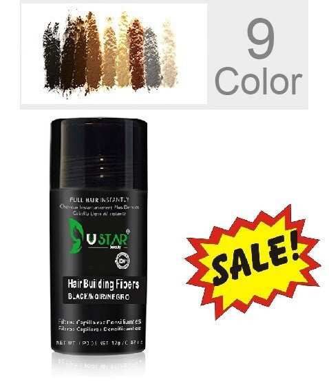Keratin Hair Building Fibers Black 12g