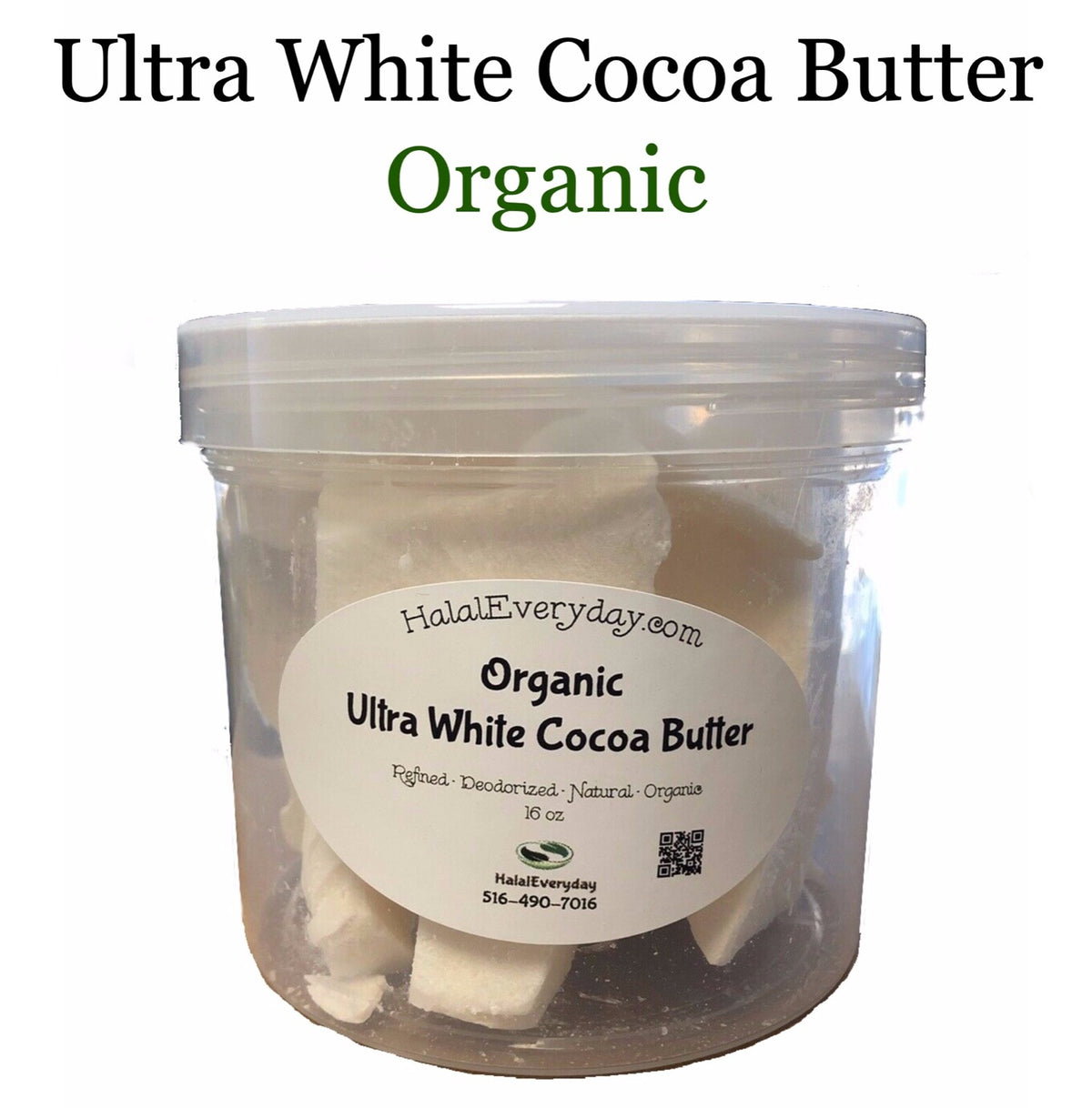 Deodorized Cocoa Butter Pure Organic Refined