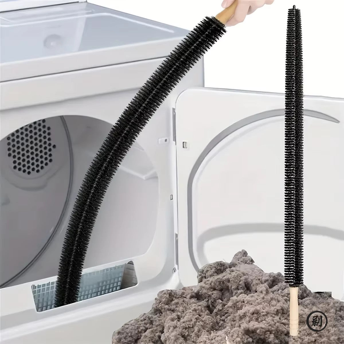 Flexible Radiator and Dryer Lint Cleaning Brush - Long Handle for Household Dusting
