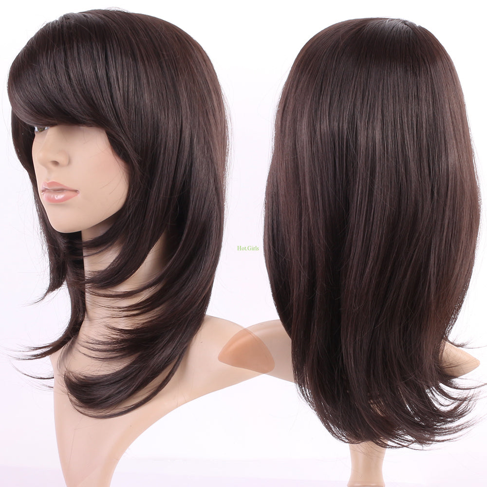 Long Ombre Wigs - Heat Resistant Synthetic Hair, Thick Full Wigs