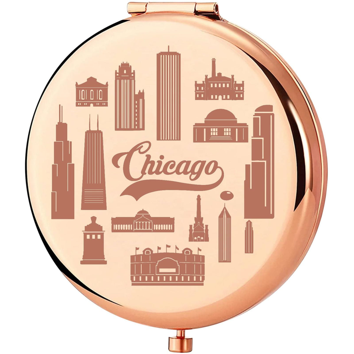 Travel Pocket Mirror Compact Makeup Mirror for Girls' Trip Gifts