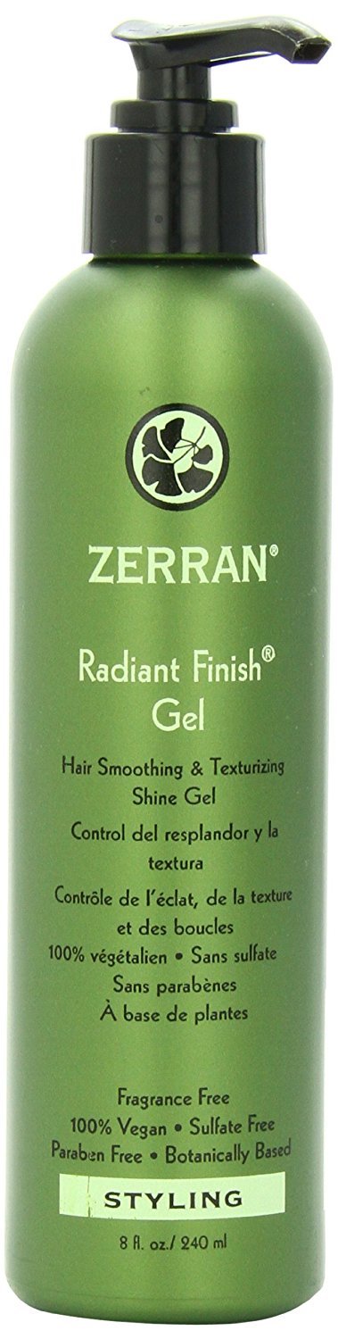 Hair Shine & Frizz Control Gel - 8 oz, Fragrance-Free, Heat & Environment Protection