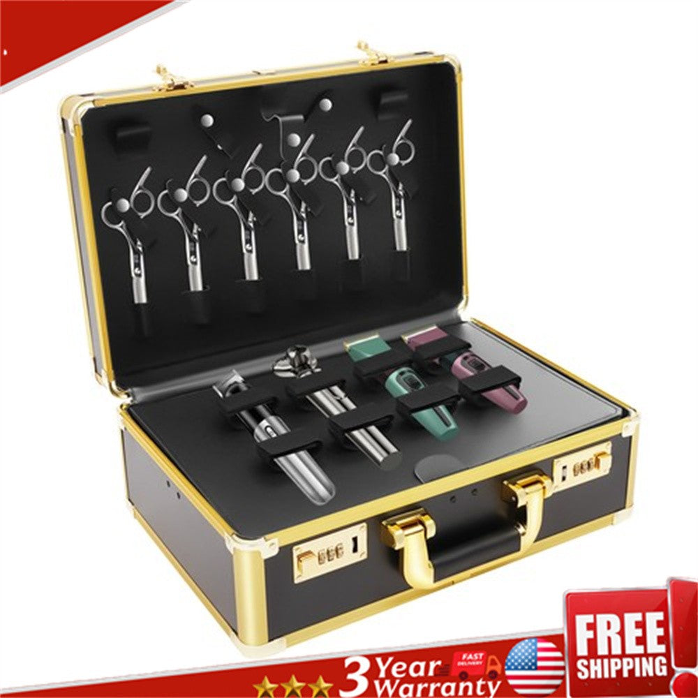 Professional Barber Carrying Case Organizer Clipper Box Travel Carry