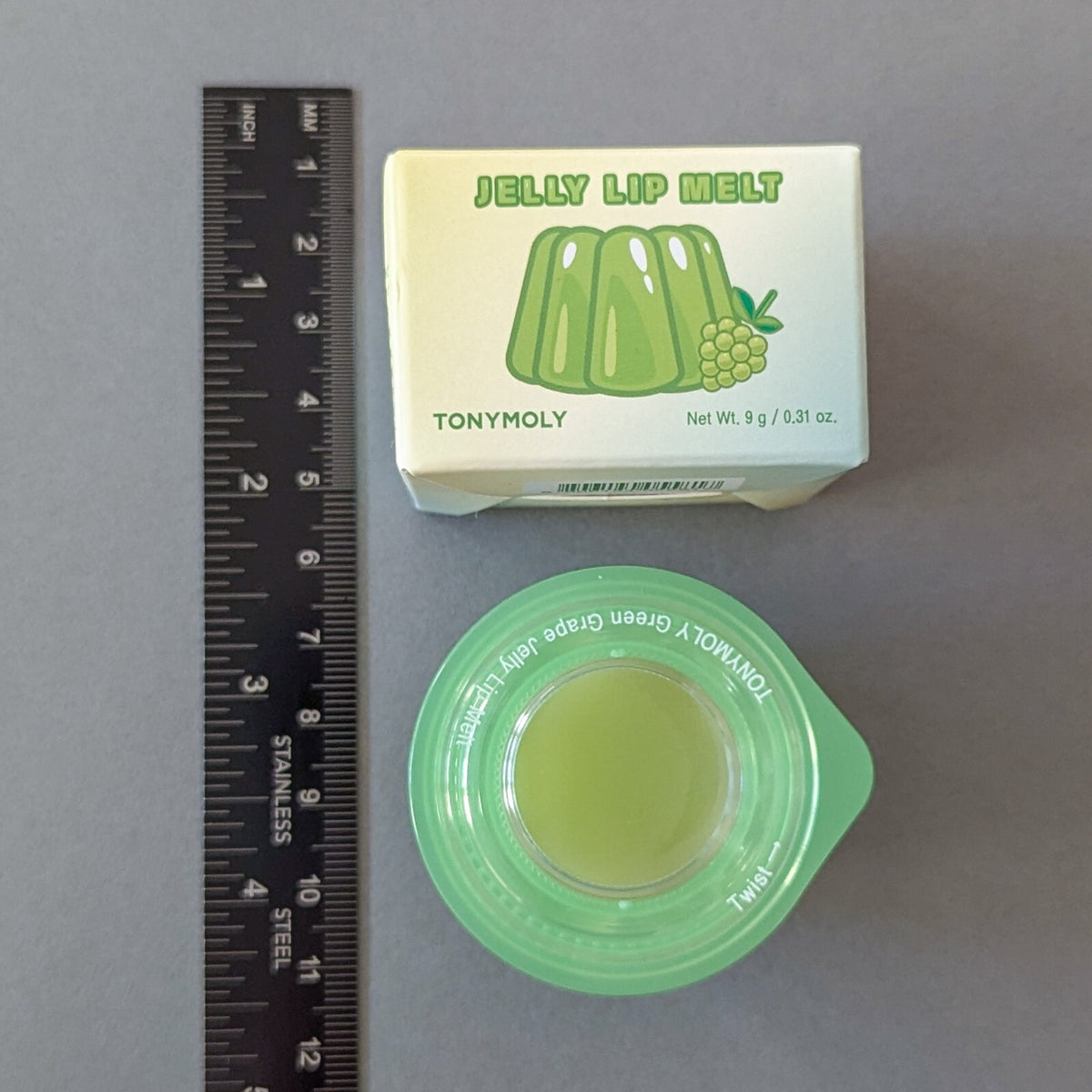 Lip Gloss - Green Grape Hydrating Lip Oil with Jelly Formula - Full Size 0.31oz