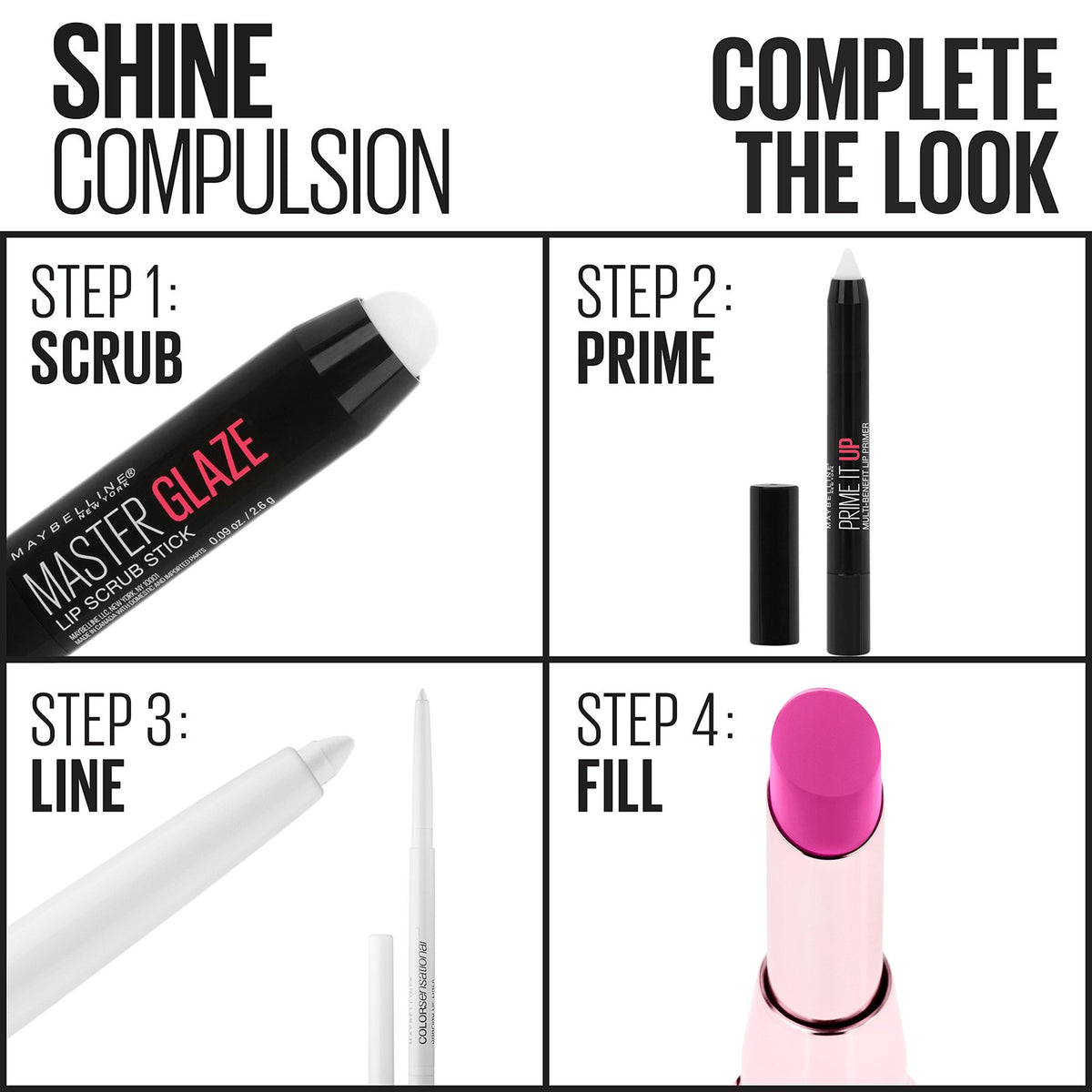 Shine Lipstick - Hydrating Oil-In-Stick Lip Color with Bright Gloss Finish