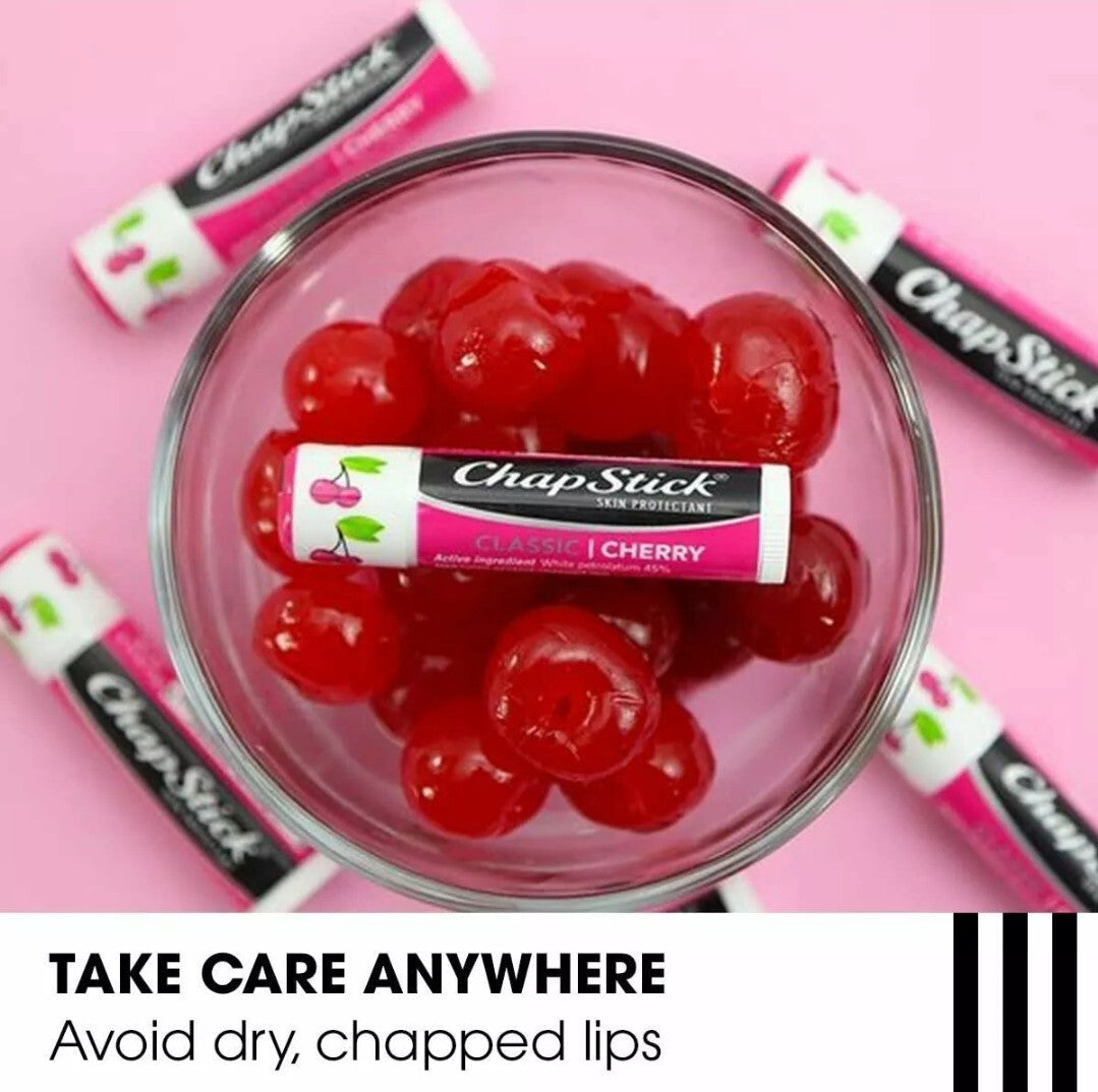 Chapstick Classic Cherry Lip Balm 0.15 oz - Moisturizing & Nourishing
