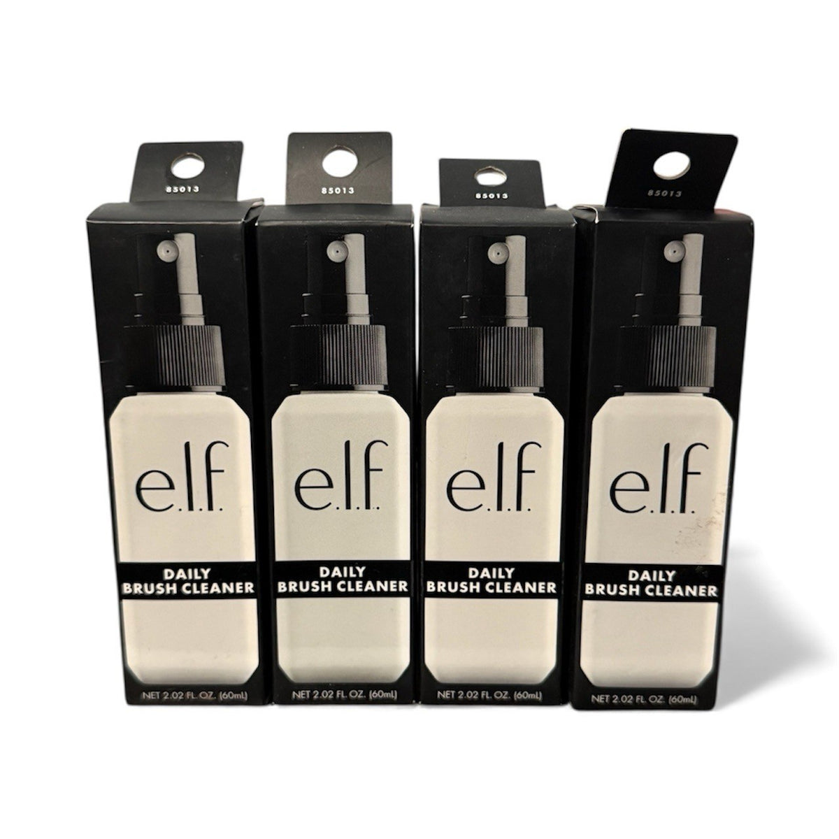 4 Pack ELF Daily Brush Cleaner 2.02 fl oz Makeup Brush Cleaner
