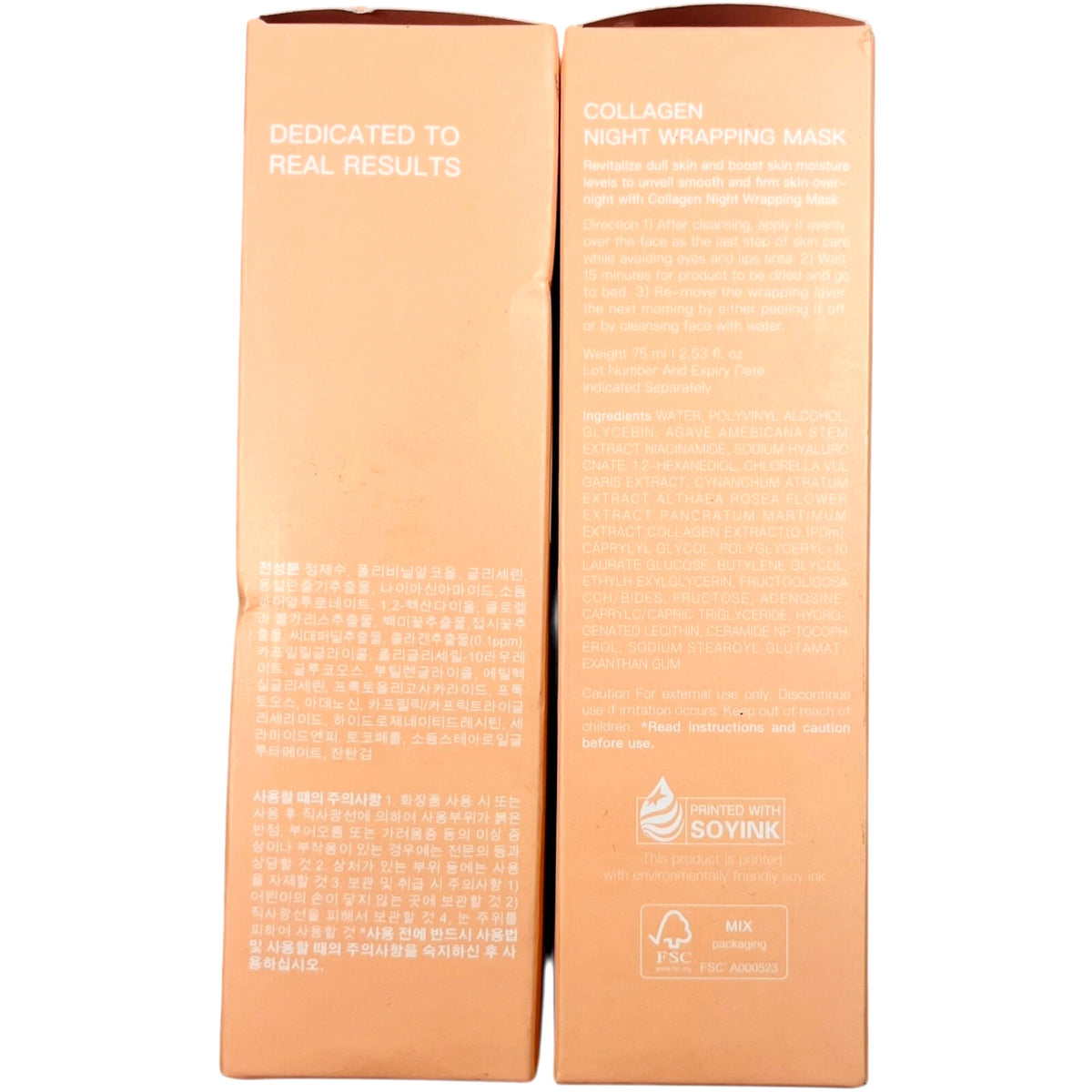 Collagen Night Wrapping Mask 75ml - Pack of 2