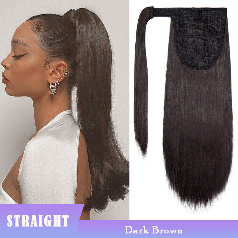 Thick Real Wrap Ponytail Hair Extensions - Mega Long & Natural Looking