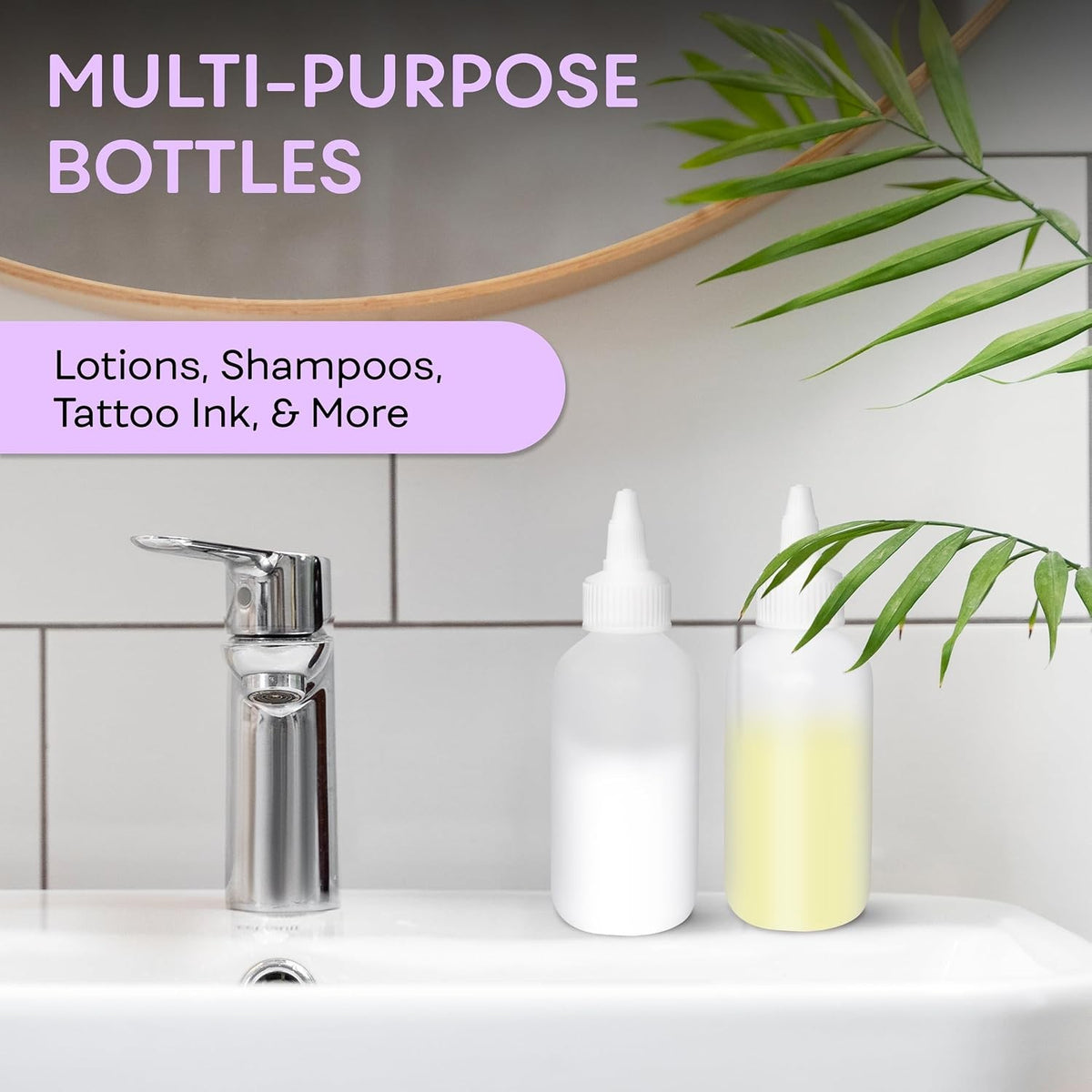 4oz Refillable Twist Applicator Bottle for Hair Coloring & Liquids