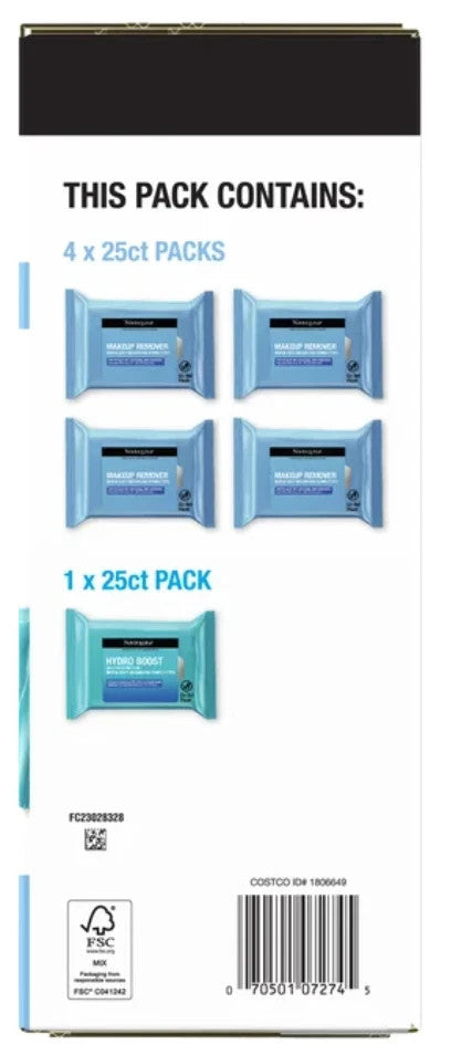 Neutrogena Ultra-Soft Makeup Remover & Hydrating Cleansing Towelettes