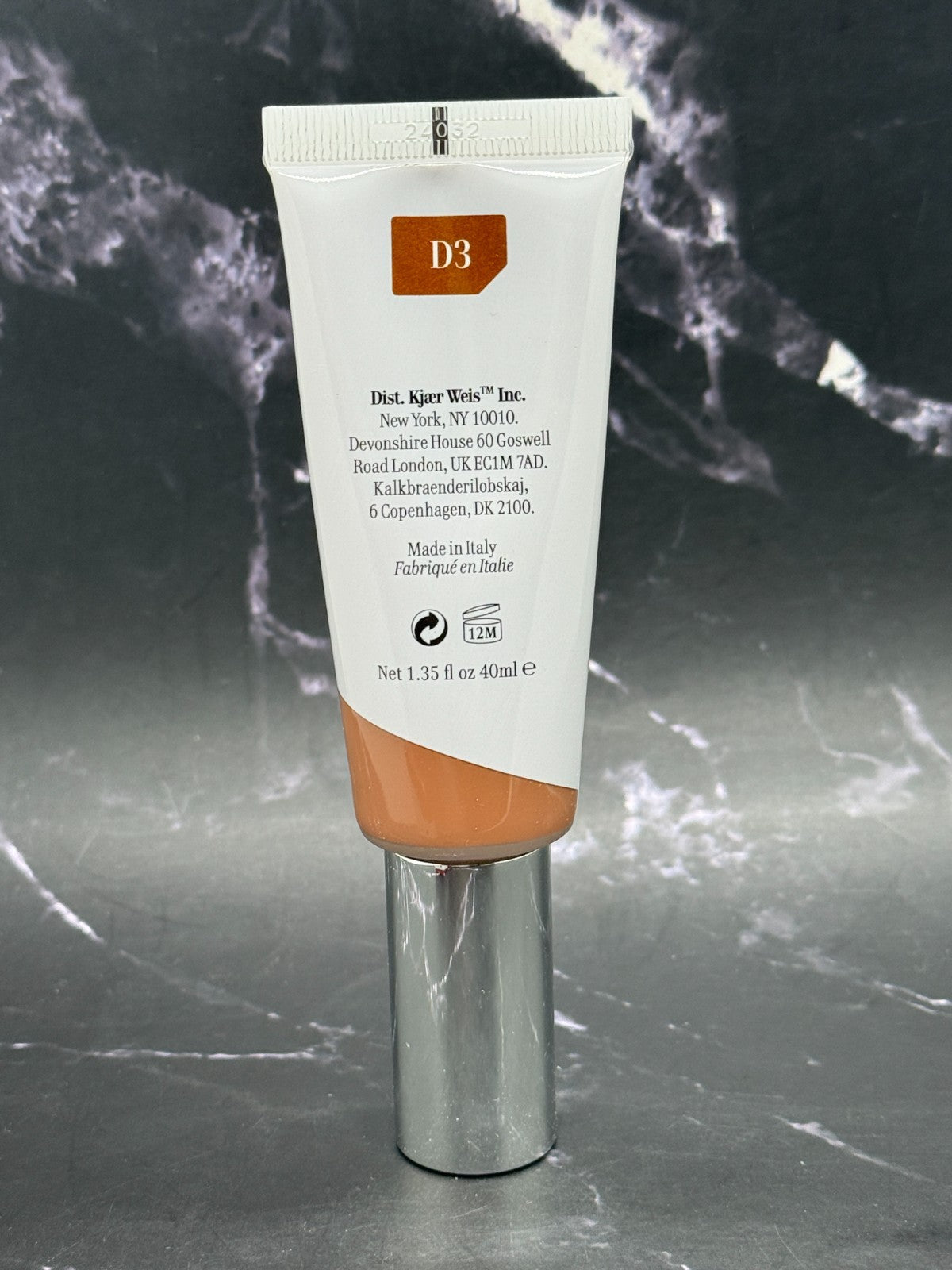 Kjaer Weis Tinted Moisturizer D3 - Natural Skin Perfecting Face Cream 1.35 oz