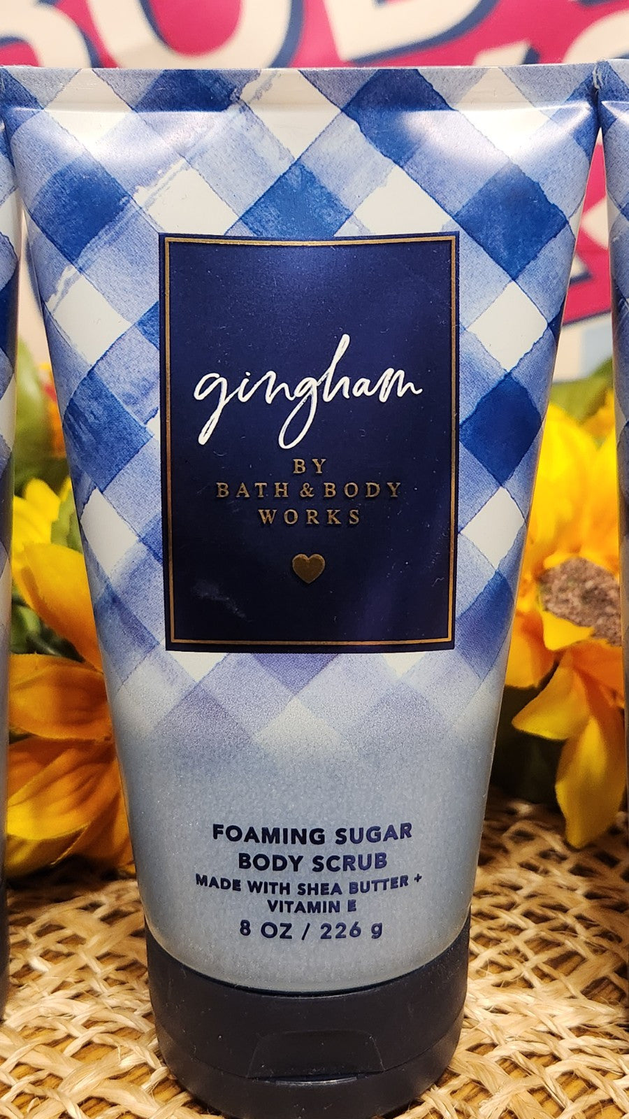 Bath & Body Works GINGHAM Foaming Sugar Scrub 8 oz. Lot of 4