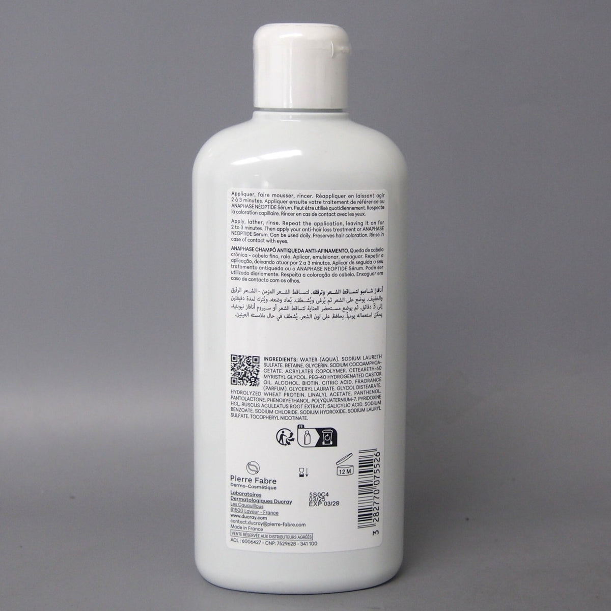 Ducray Anaphase+ Anti-Hair Loss Complement Shampoo 400ml