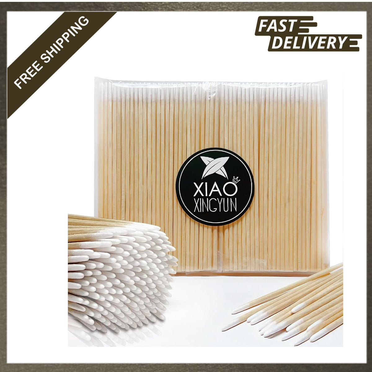 Pointed Cotton Swabs 4 Inch Microblading & Eyelash Makeup Applicators