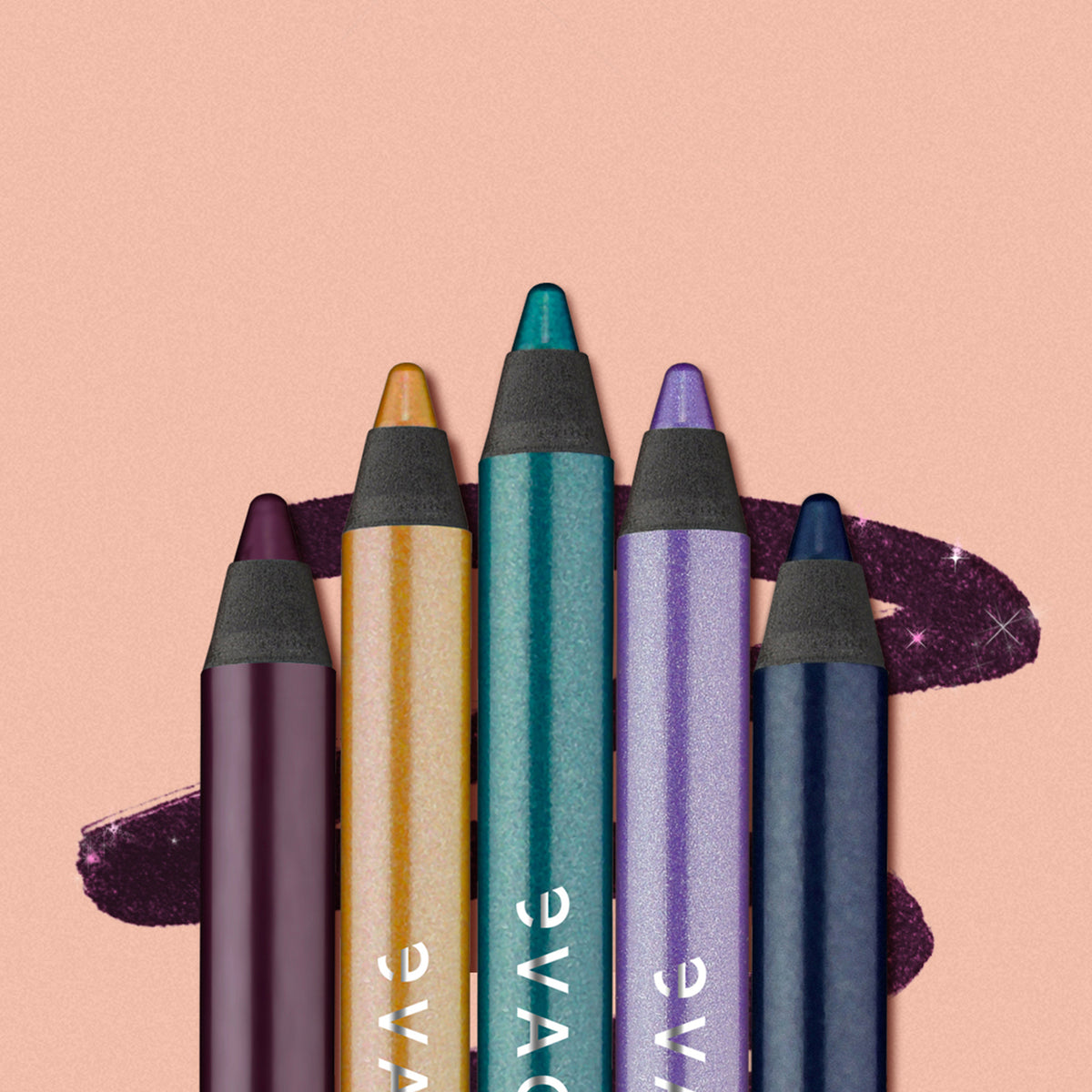 Long-Lasting Purple Eye Pencil for Precise Makeup - 0.07 oz