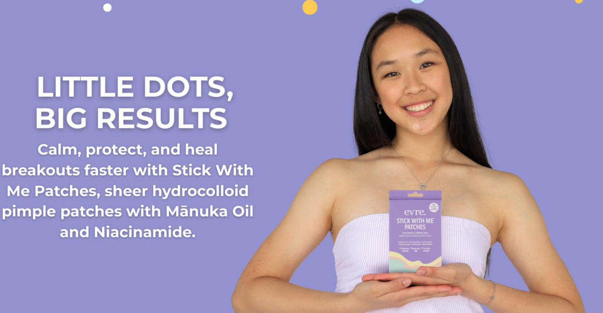 Teen Pimple Patches with Mānuka Oil & Niacinamide - 48 Clear Hydrocolloid Spots