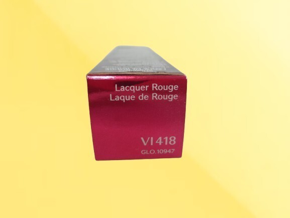 Shiseido Lacquer Rouge Lipstick VI418 - 0.2 oz Set of 2