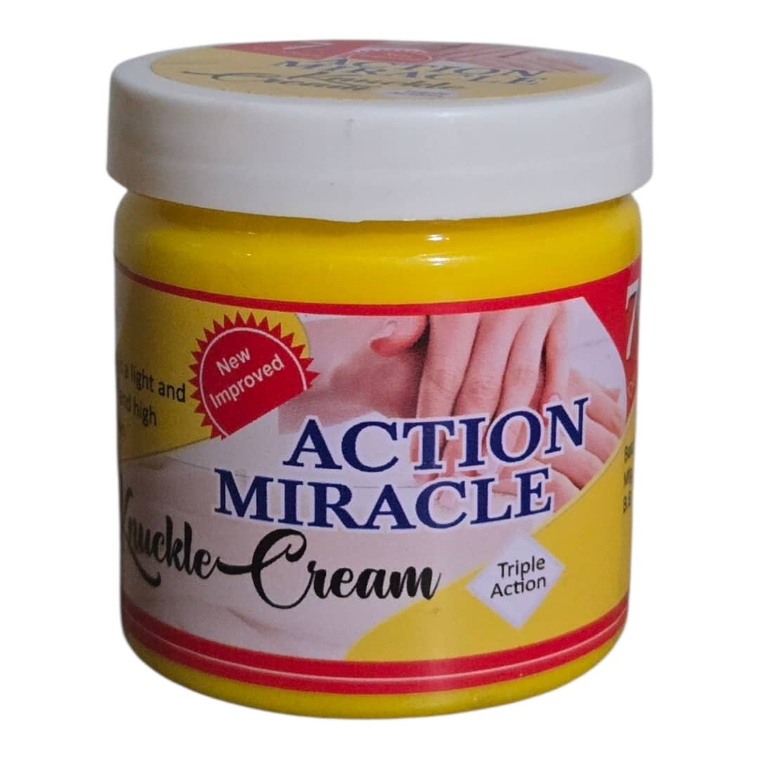 Action Miracle Knuckle Cream with Triple Action - Clear & Clean Formula