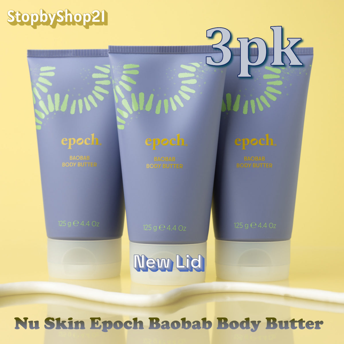 Epoch Baobab Body Butter 3-Pack – Moisturizing Skin Care