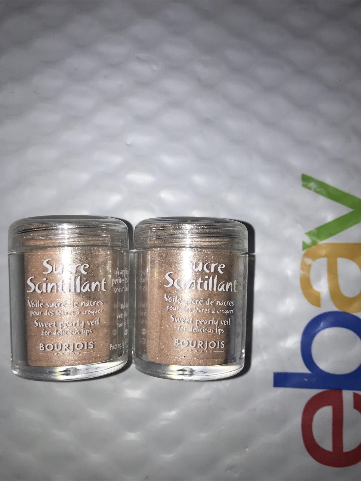 Boujois Sucre Scintillating Sweet Pearly Veil 2 Jar Lot