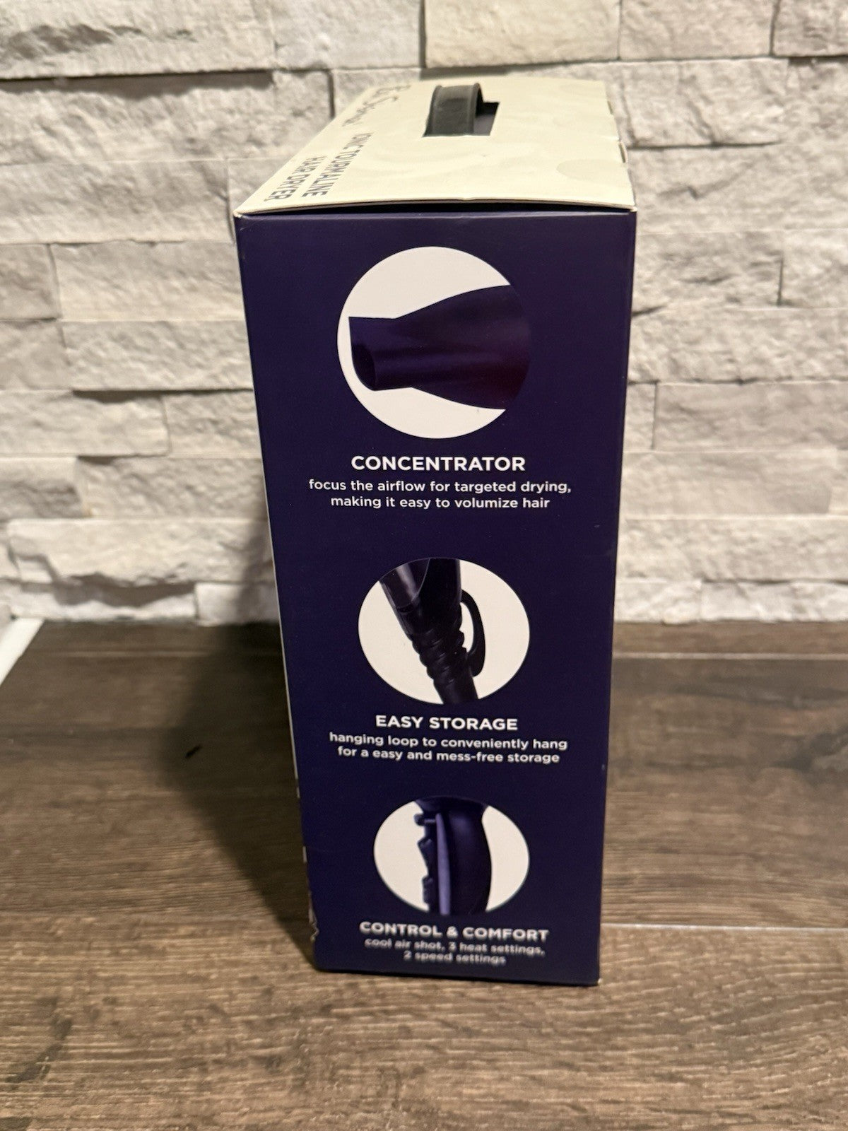 Ben Sherman Ionic Tourmaline Hair Dryer for Men 1875W Frizz Control Lightweight