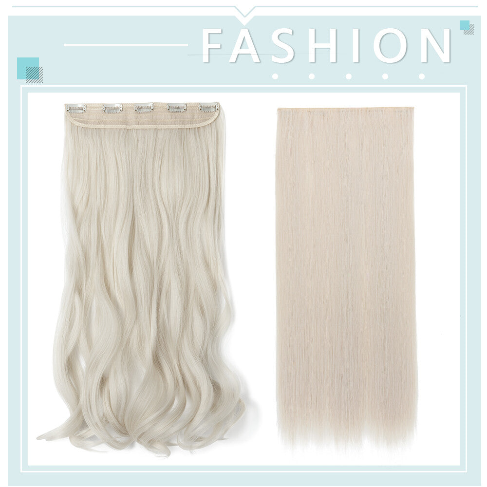V-Shape & U-Part Clip-In Hair Extensions - Full Head Highlight, Multiple Lengths & Colors