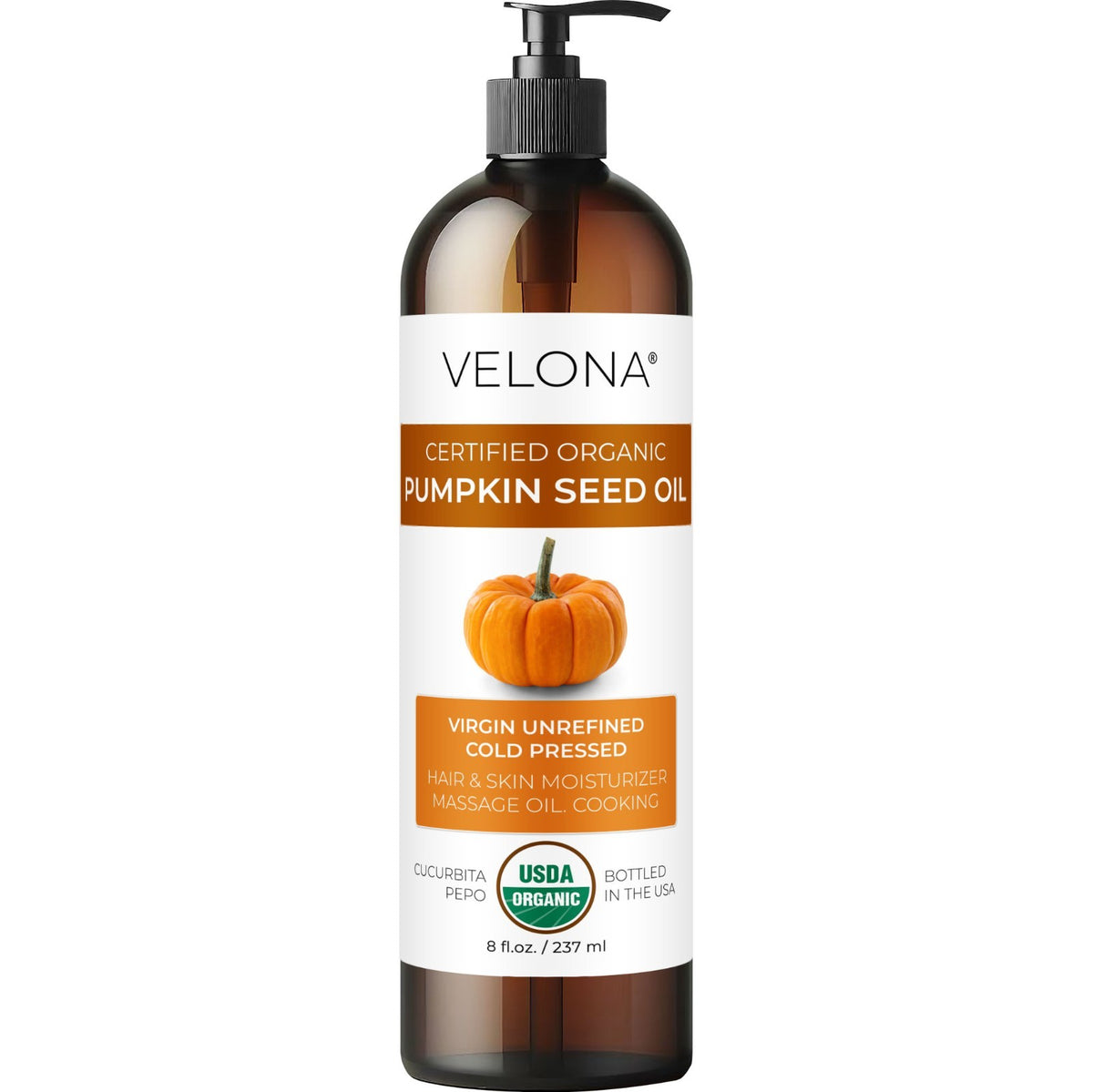 Organic Pumpkin Seed Oil - Cold Pressed Virgin Culinary & Cosmetic Oil, 2 Fl Oz to 1 Gallon