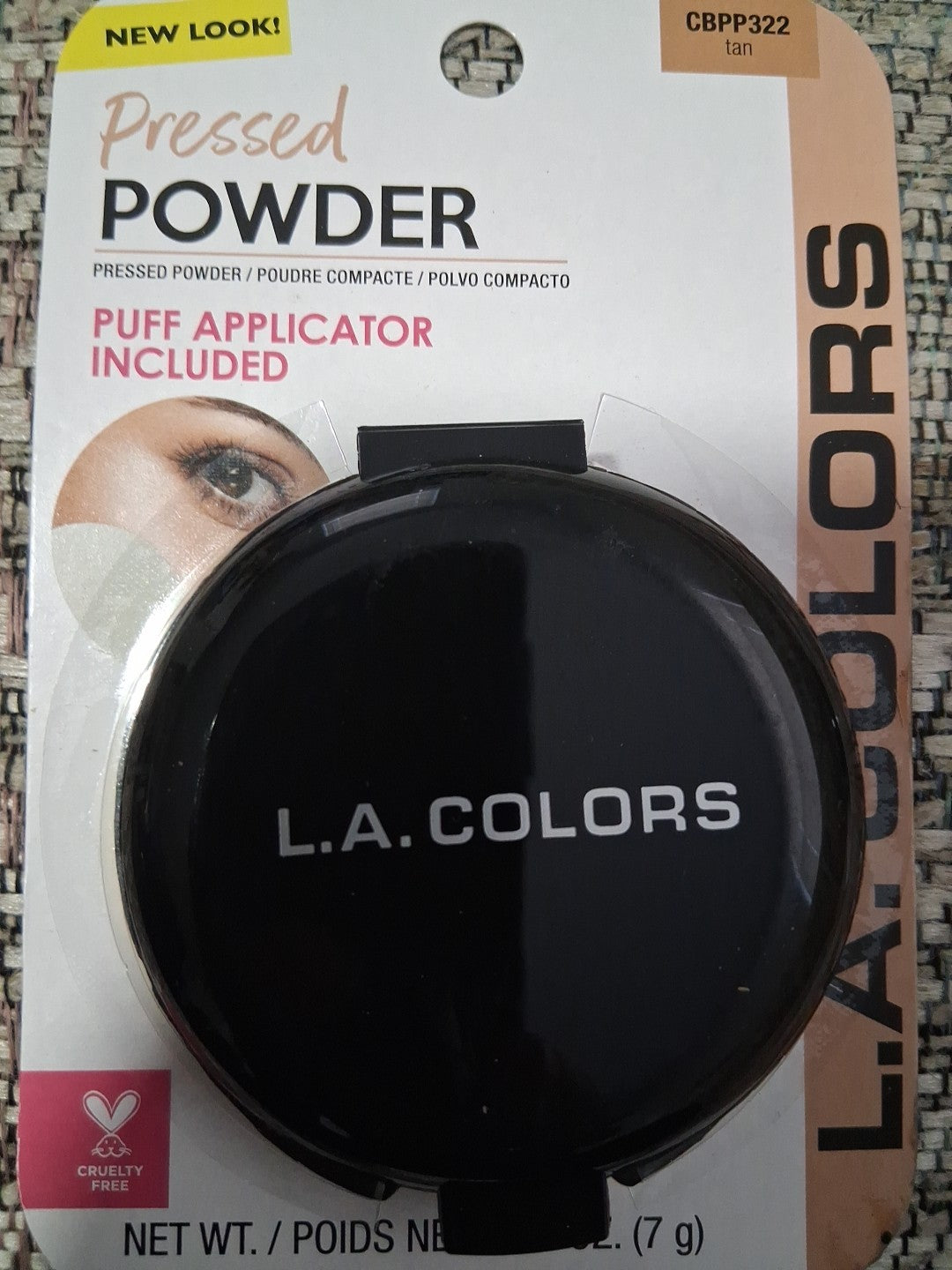 Pressed Face Tan Powder with Mirror & Puff Applicator - Natural Finish