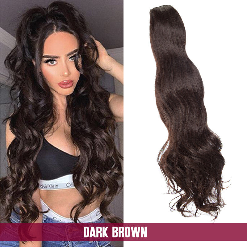 200g Thick Large Drawstring Ponytail Clip-In Hair Extension for Full Head