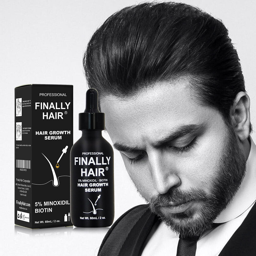Minoxidil 5% Hair Growth Serum with Biotin & Collagen