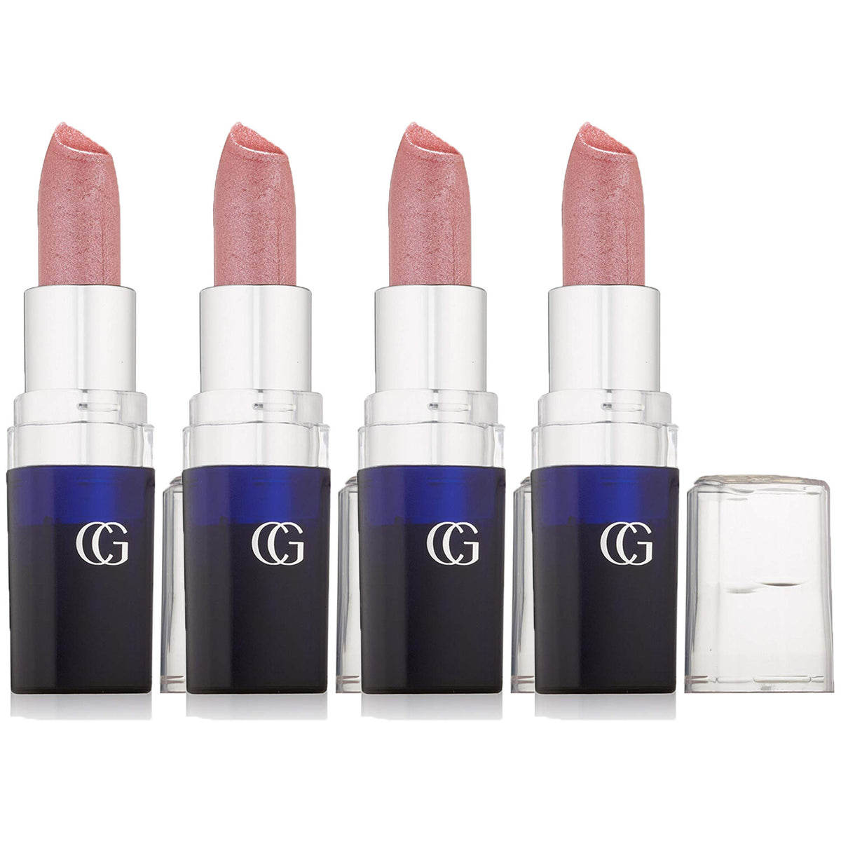 Set of 4 CoverGirl Continuous Color Lipstick Iced Mauve 420 Moisturizing Lip Makeup