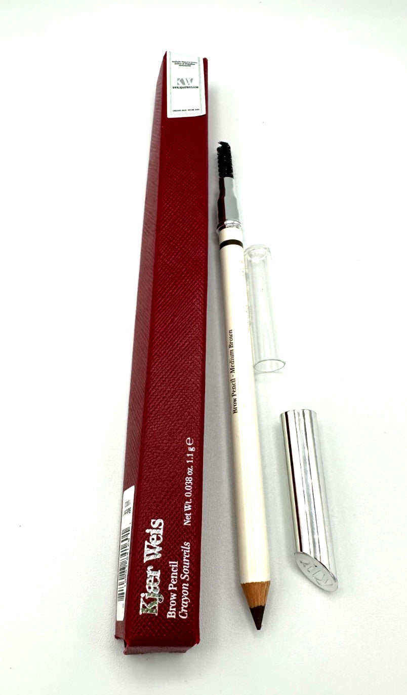 Brow Pencil Medium Brown - Natural Eyebrow Makeup, 0.038 oz