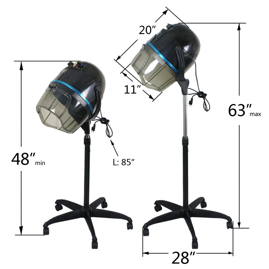 Hair Bonnet Dryer Hot Perm + Portable Deep Basin Salon Shampoo Bow