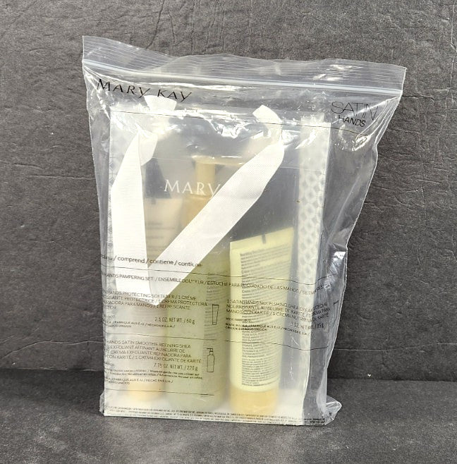 Mary Kay Satin Hands Hand Care Set - White Tea & Citrus Pampering Gift